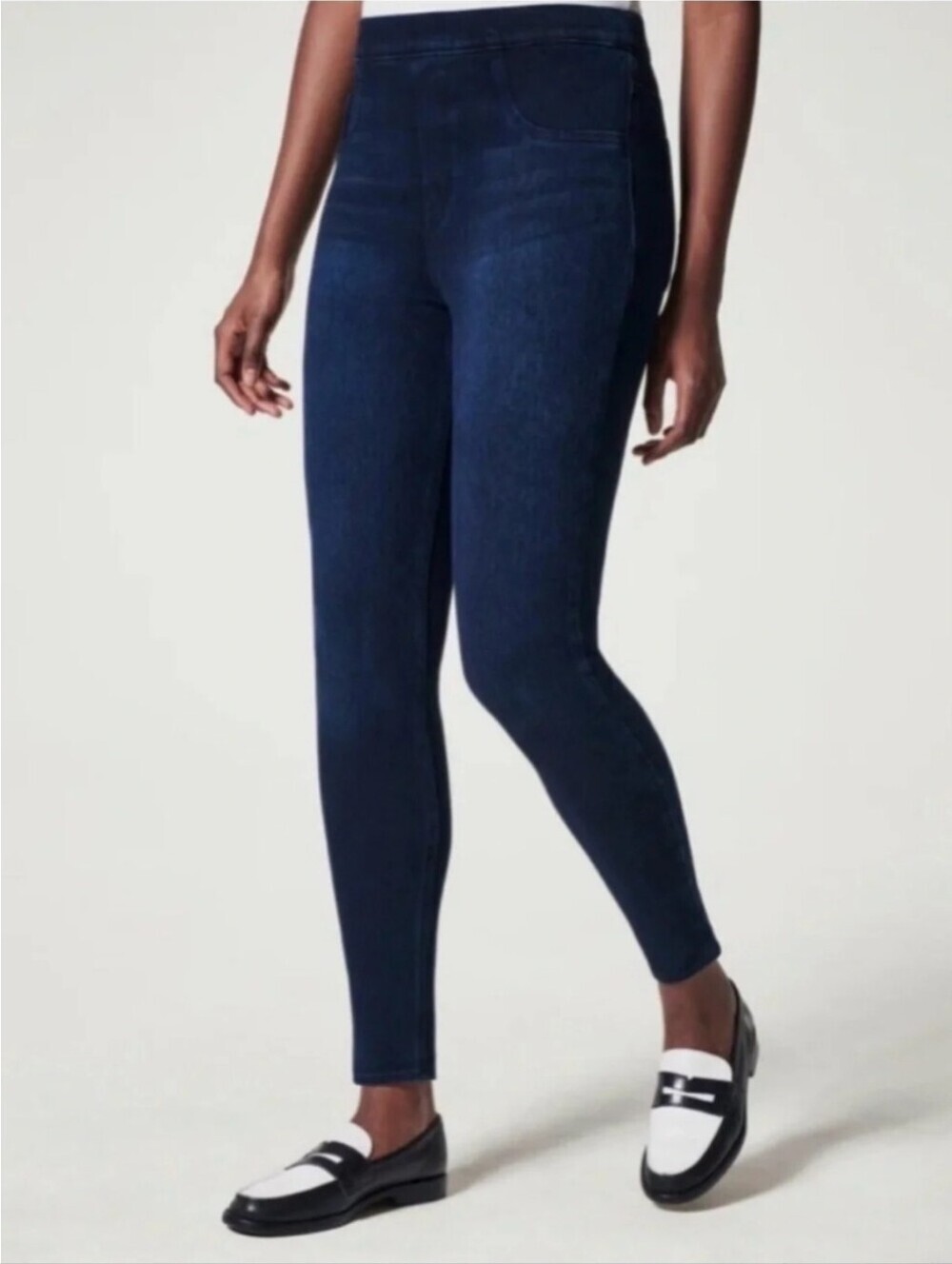 NWOT Spanx Jean-ish Ankle Leggings Size L